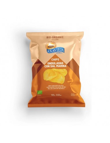 Patatas fritas onduladas bio Añavieja...