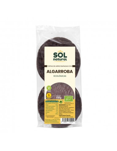 Tortitas de arroz bañadas con...