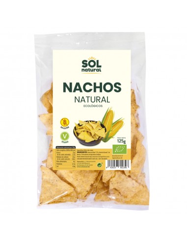 Nachos de maíz Sol Natural 125gr
