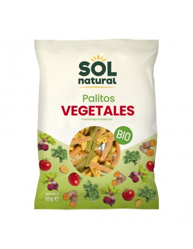 Palitos vegetales bio 65 gr Sol Natural