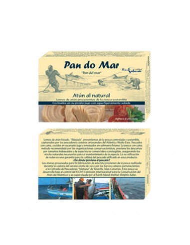 Atún al natural lata 120 gr Pandomar