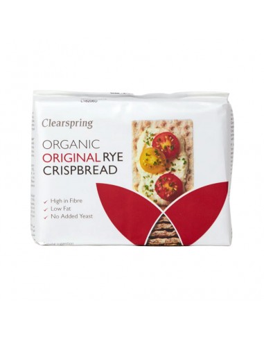 Pan crujiente centeno 200 gr Clearspring
