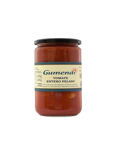 Tomate entero pelado Gumendi 660 gr