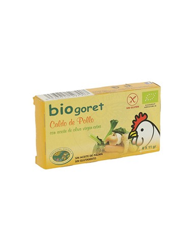 Cubitos caldo pollo Biogoret