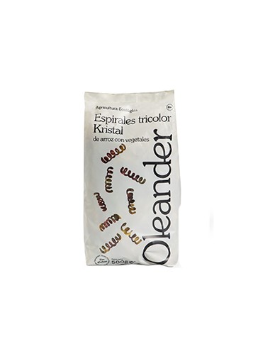 Espiral kristal tricolor sin gluten...