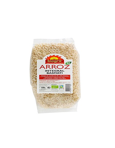 Arroz basmati integral Biográ 500 gr
