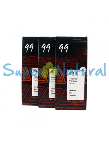Pack Chocolate Vivani 99% 3 uds