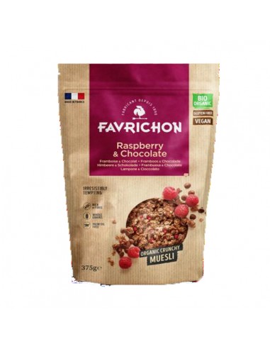Muesli crujiente frambuesa y...
