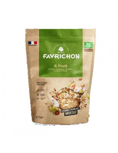 Muesli crujiente 6 frutas Favrichon...